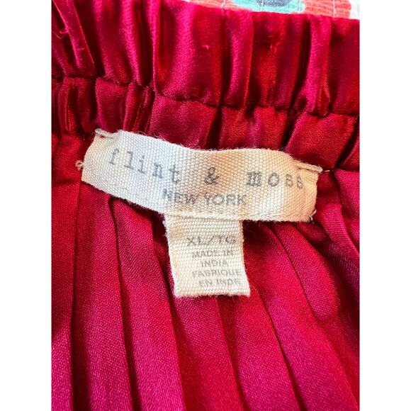 Flint & Moss Pleated Slip Maxi Skirt Size: XL Gorgeous Rose Pink Color - Picture 5 of 5